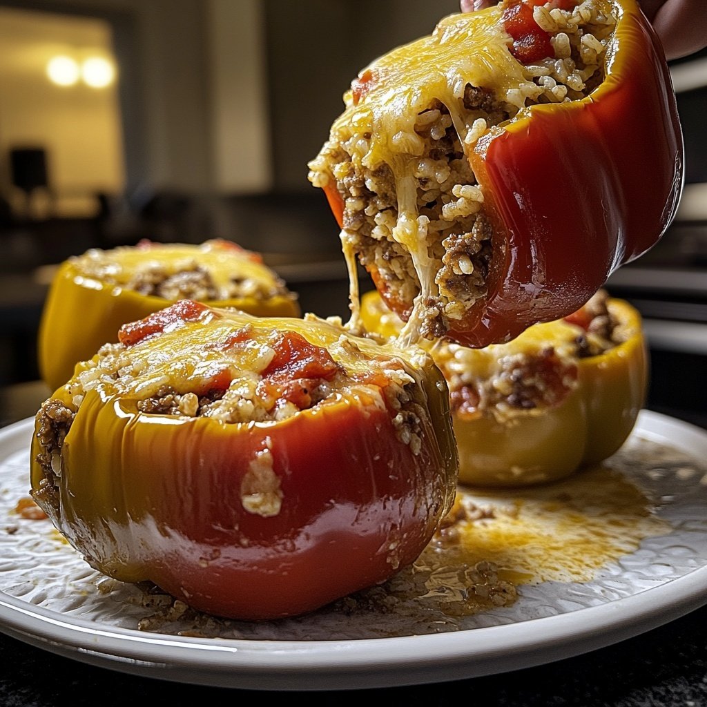 Easy Stuffed Bell Peppers Recipe