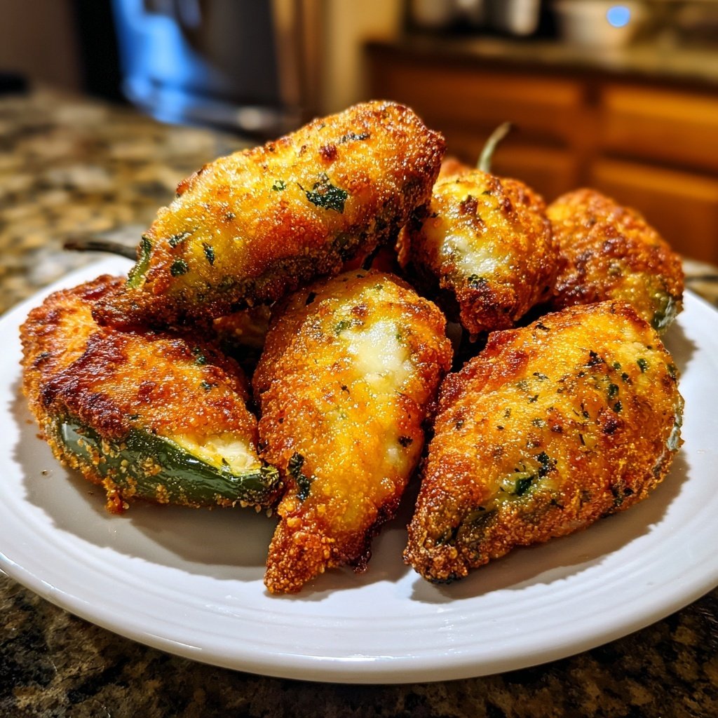 Jalapeno Poppers with Garlic Mozzarella