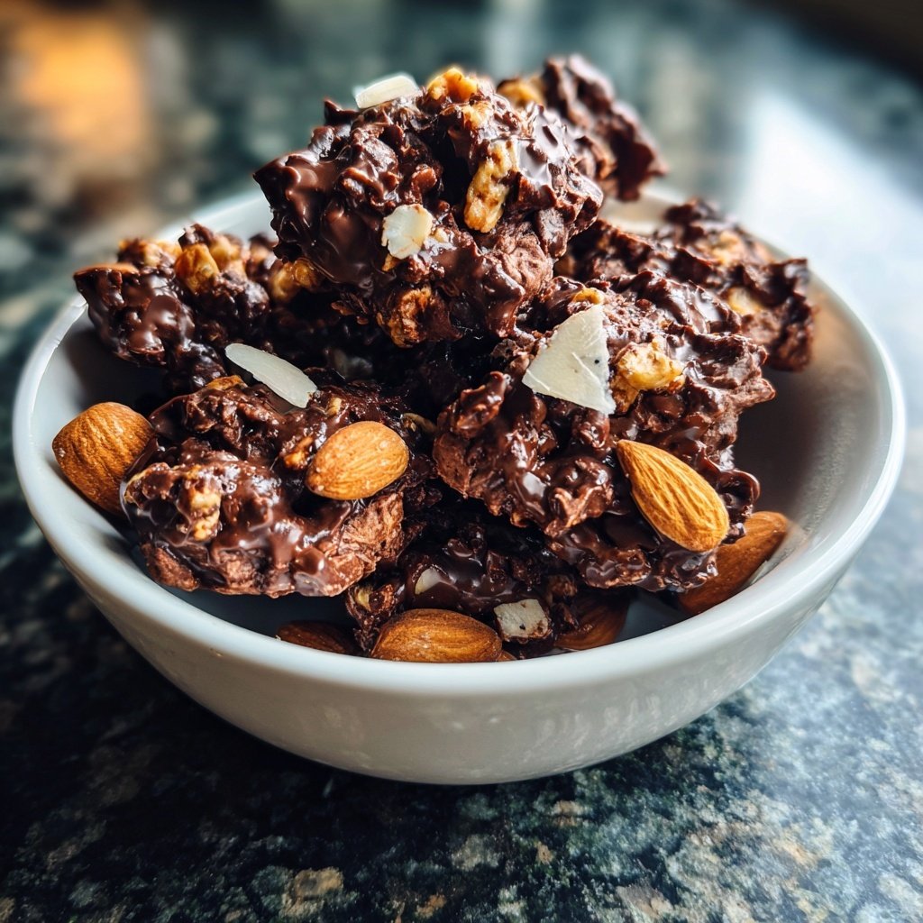 Chocolate Almond Clusters