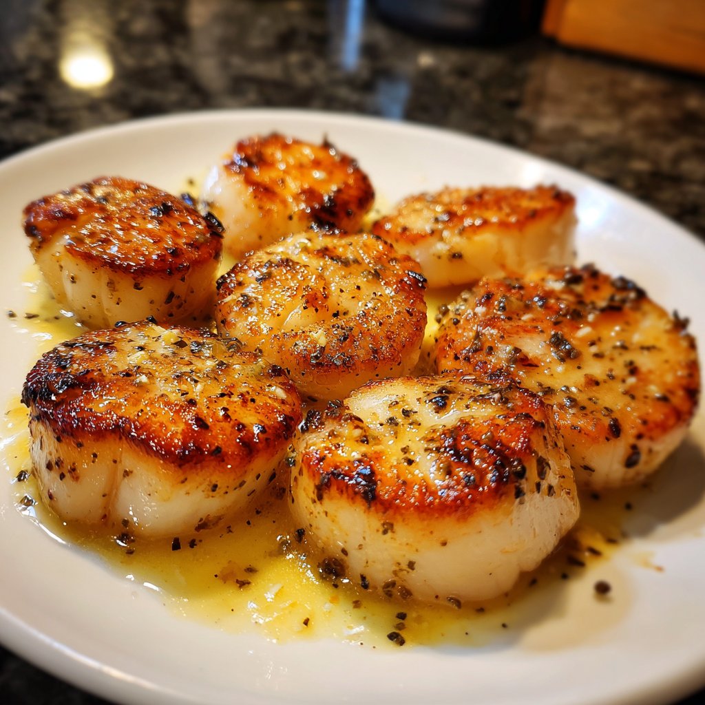 Pan-Seared Scallops with Vanilla Beurre Blanc