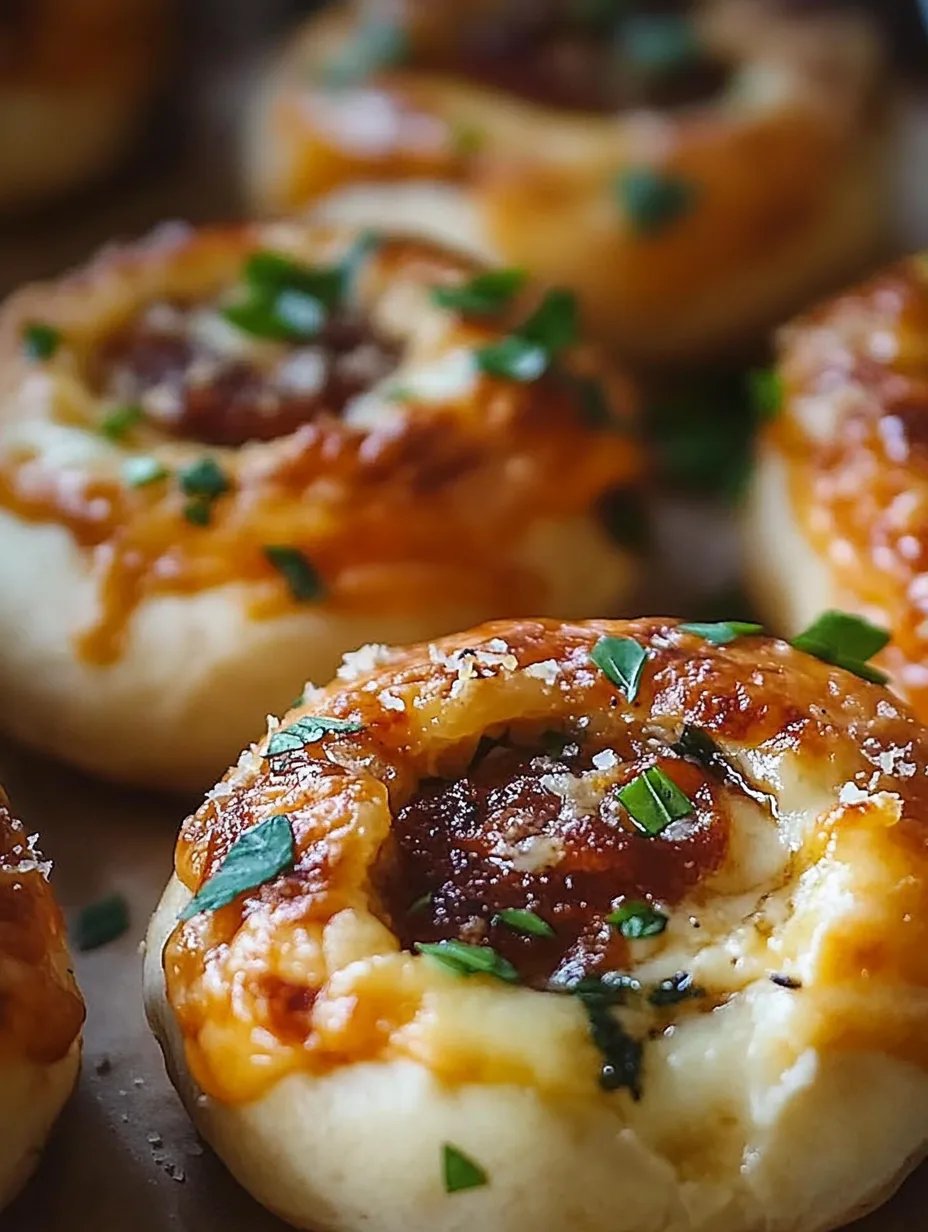 Irresistible Garlic Parmesan Cheeseburger Bombs