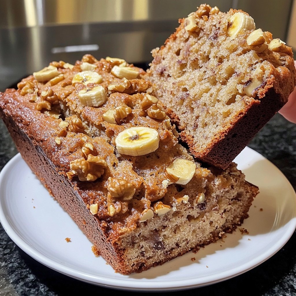 Banana Bread with Walnuts Recipe