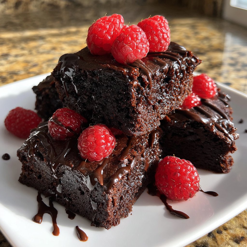 Chocolate Raspberry Brownies