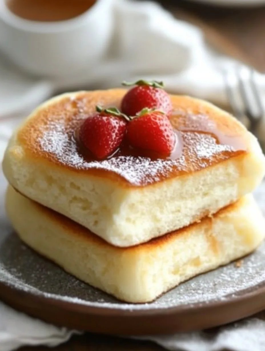 Fluffy Japanese Soufflé Pancakes