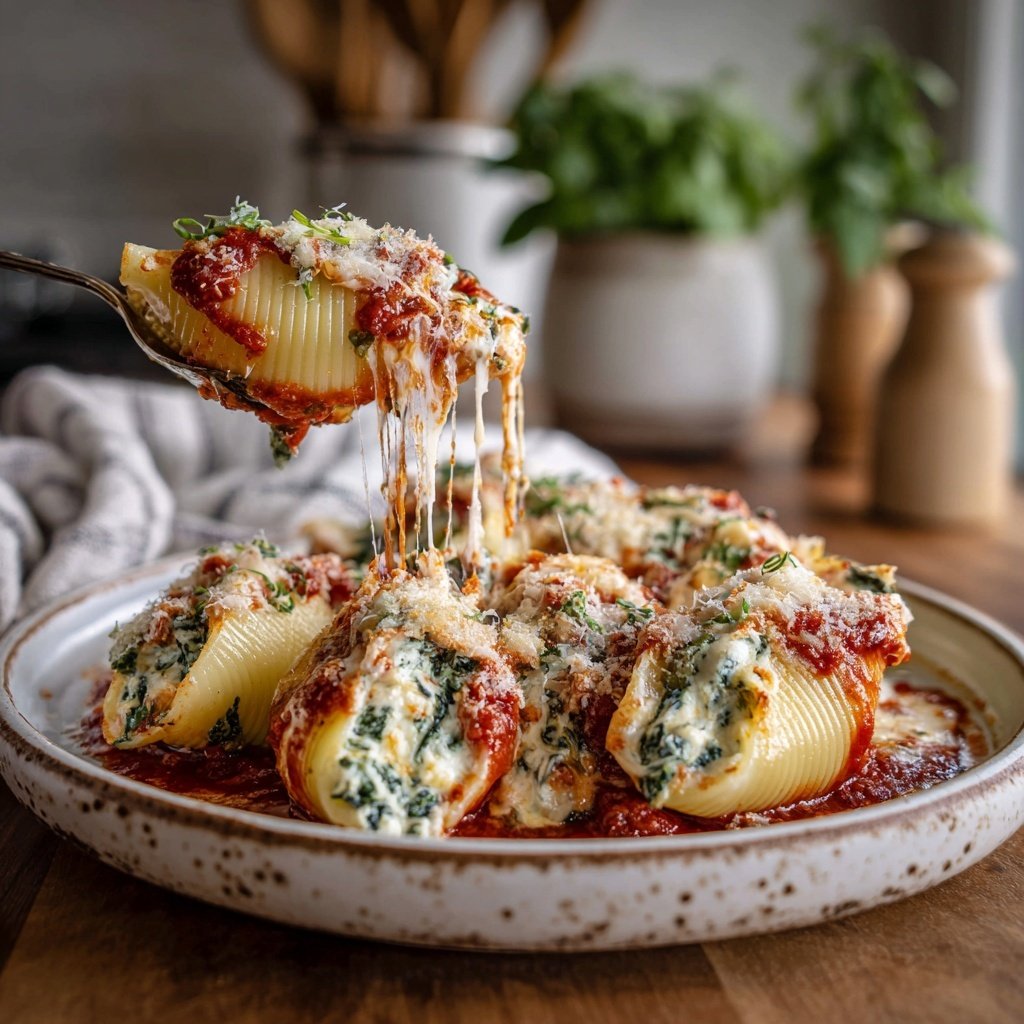 Comfort Food Stuffed Shells