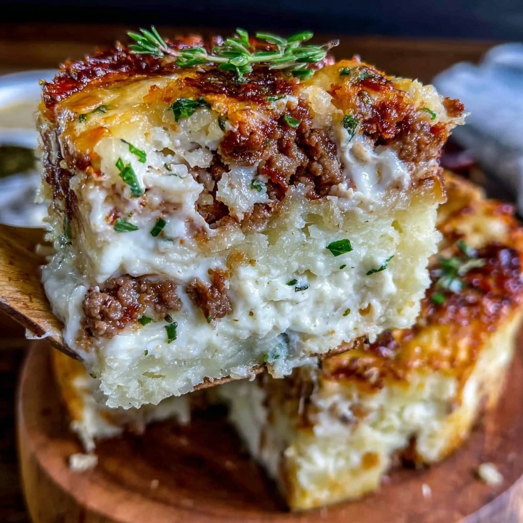 Hamburger Meat And Potato Casserole