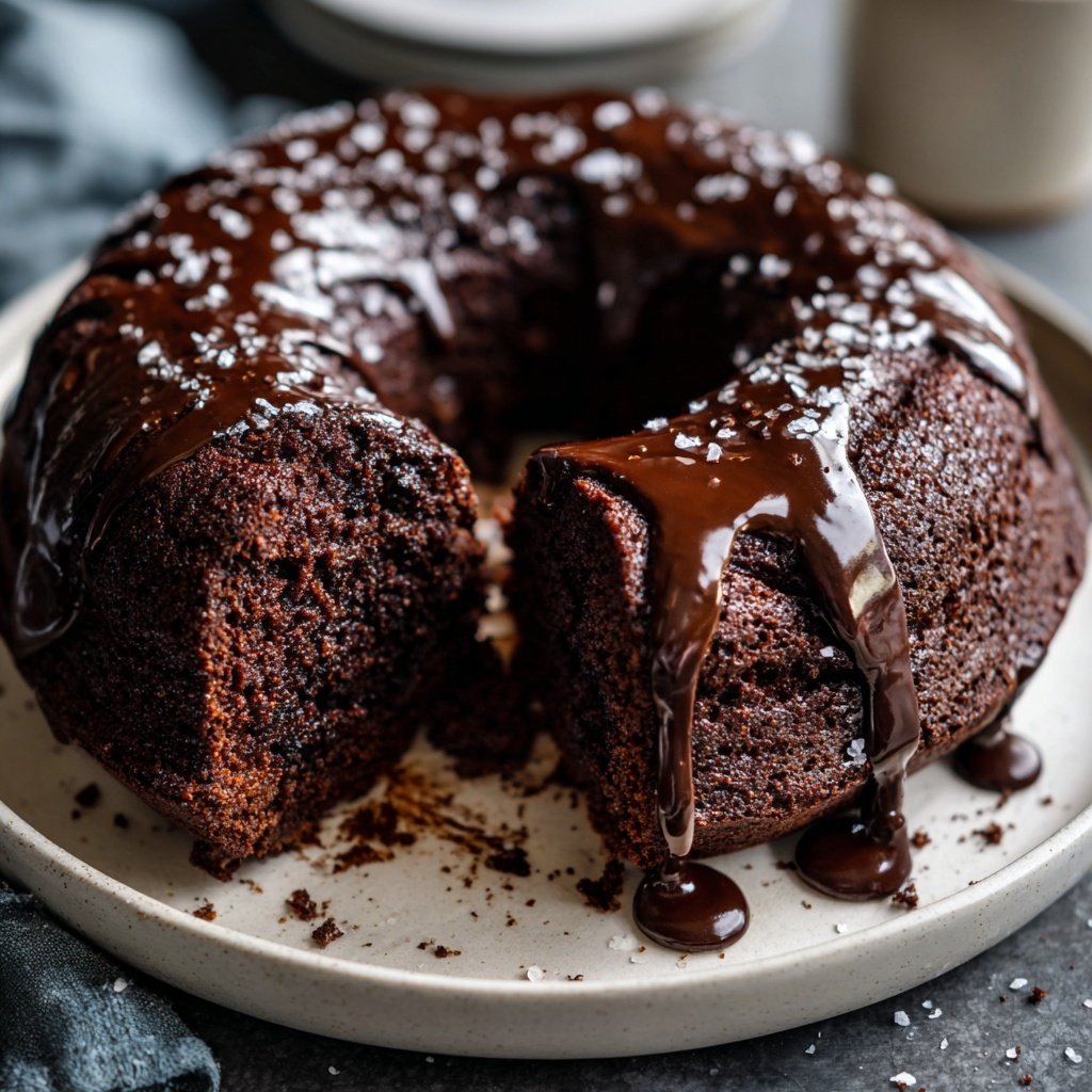 Chocolate Olive Oil Snack Cake