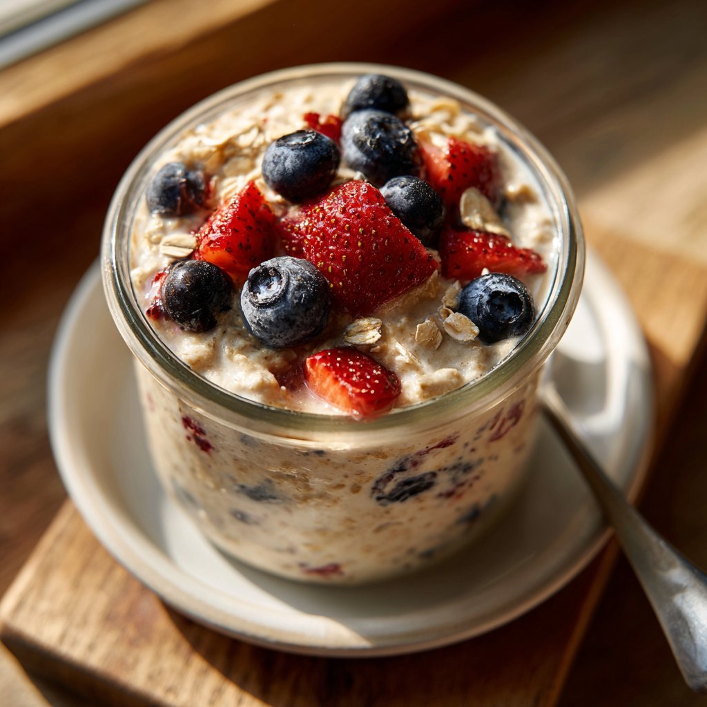 Vanilla Berry Overnight Oats