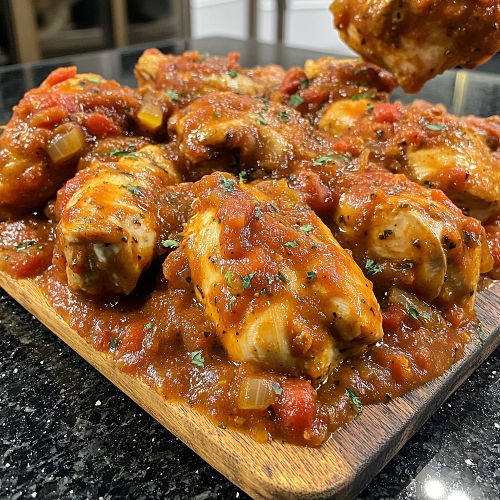 Cozy Crockpot Chicken Cacciatore