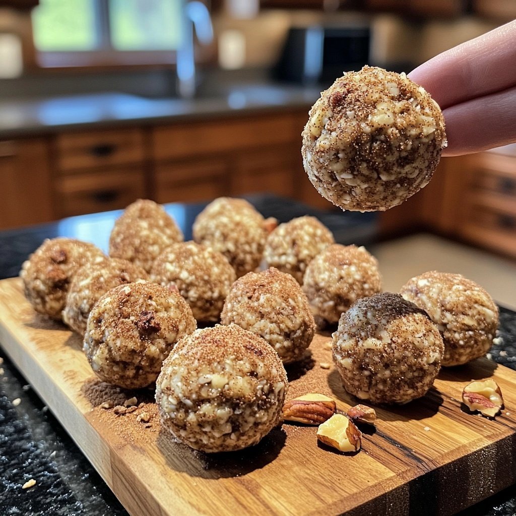 Protein Balls with Cinnamon