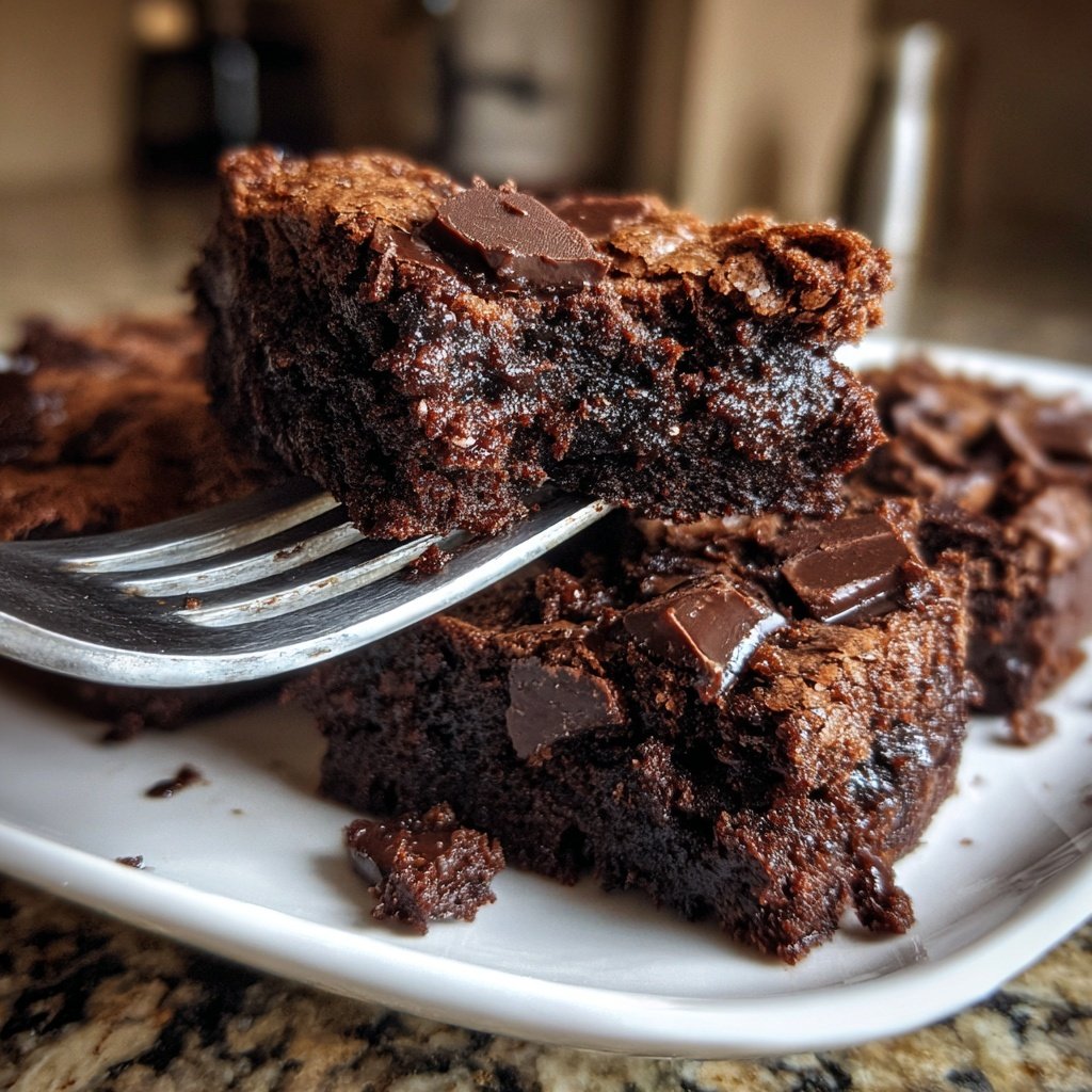 Cottage Cheese Brownies with Dark Chocolate