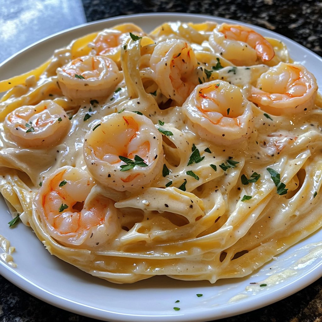 Shrimp Alfredo Pasta Recipe