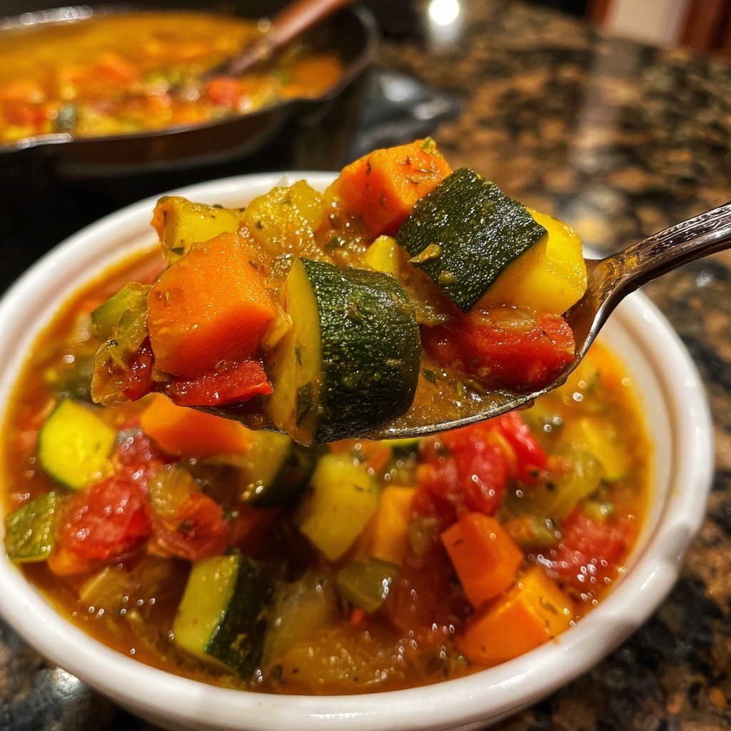 Healthy Crockpot Italian Vegetable Stew