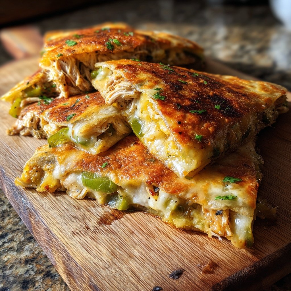 Rotisserie Chicken Quesadilla Bake