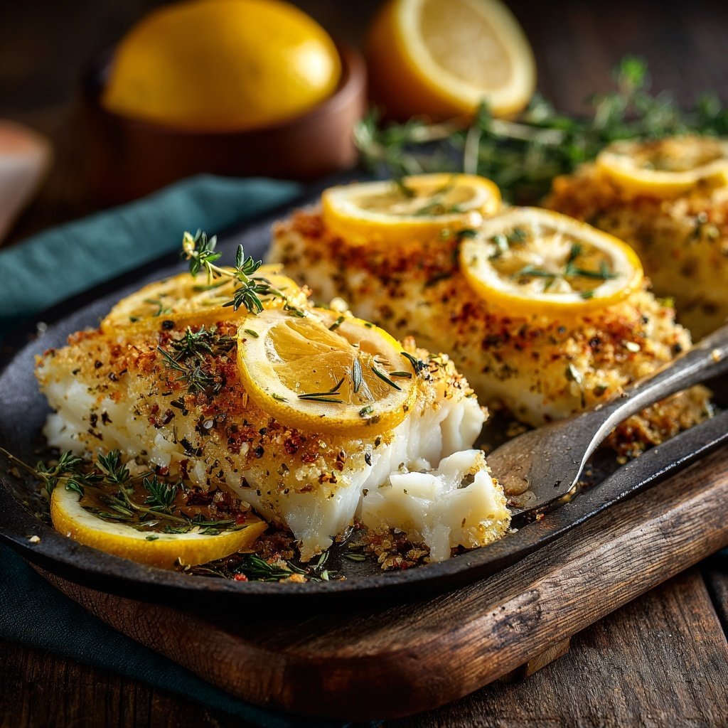 Easy Healthy Baked Cod Dinner